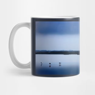 Flamingos at the lagoon of Messolonghi Mug